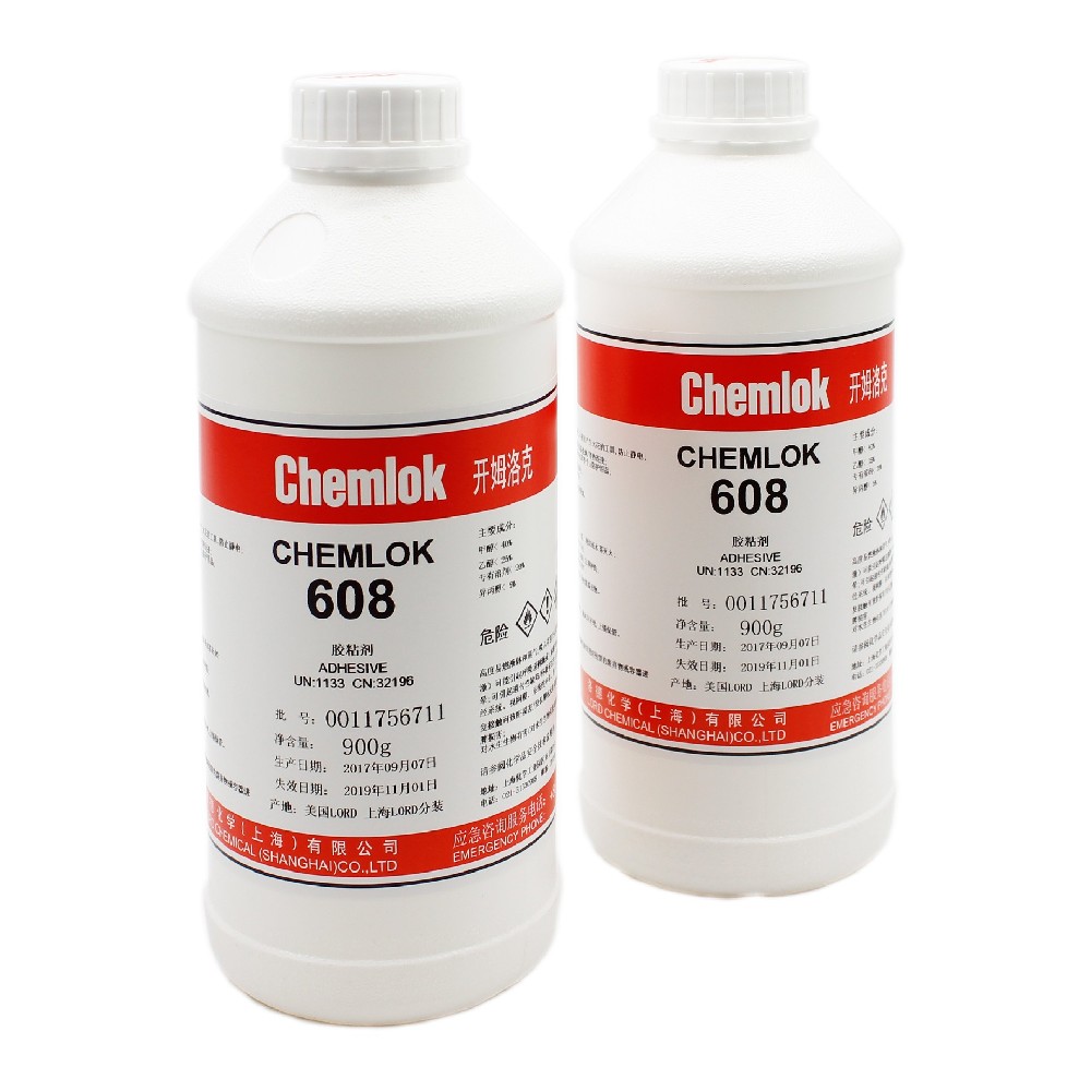 开姆洛克608 900g/桶 胶粘剂 CH608硅橡胶与金属热硫化粘接胶水
